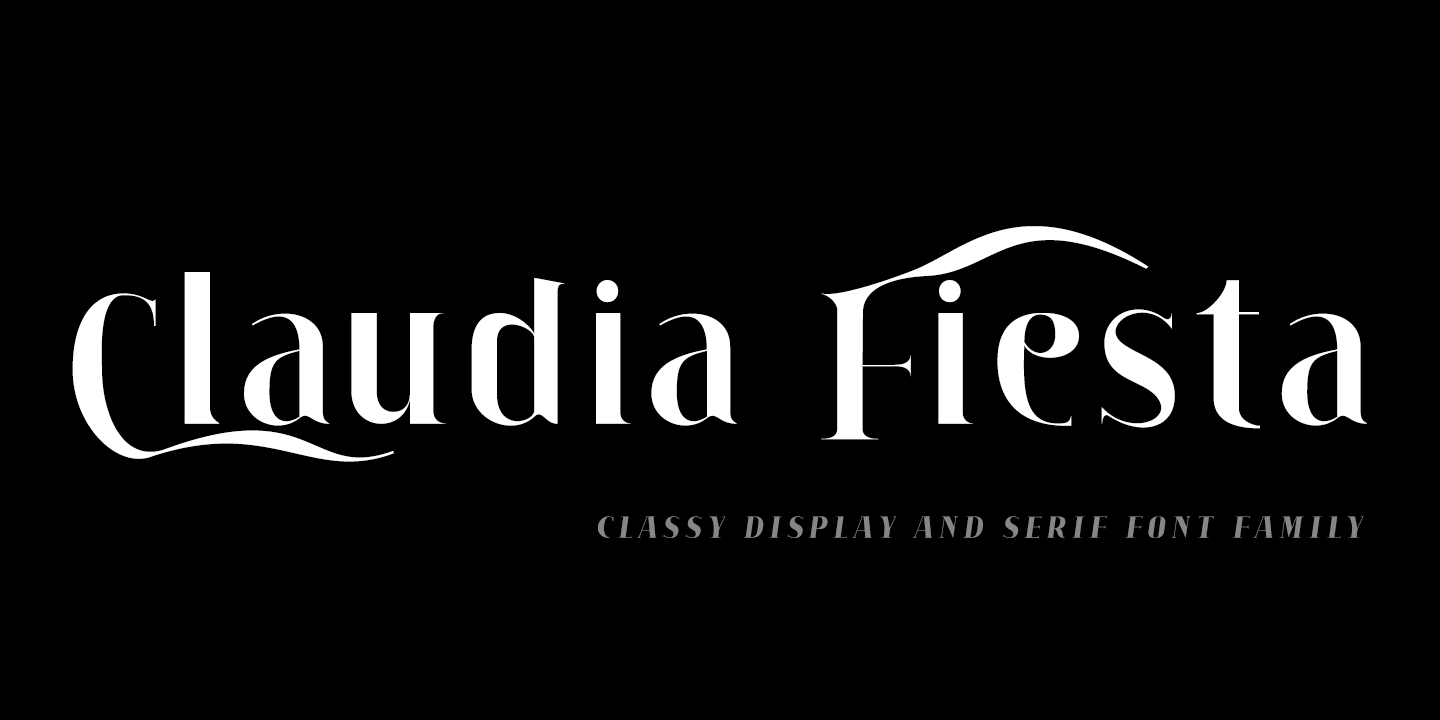 Czcionka Claudia Fiesta